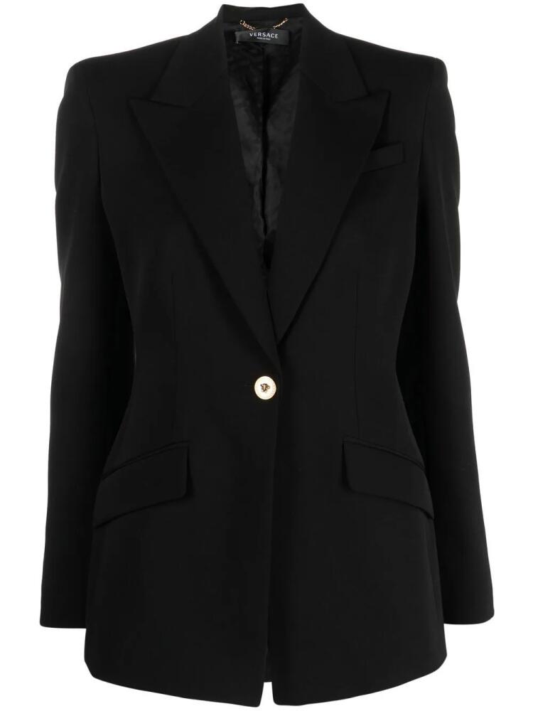 Versace single-breasted blazer - Black Cover