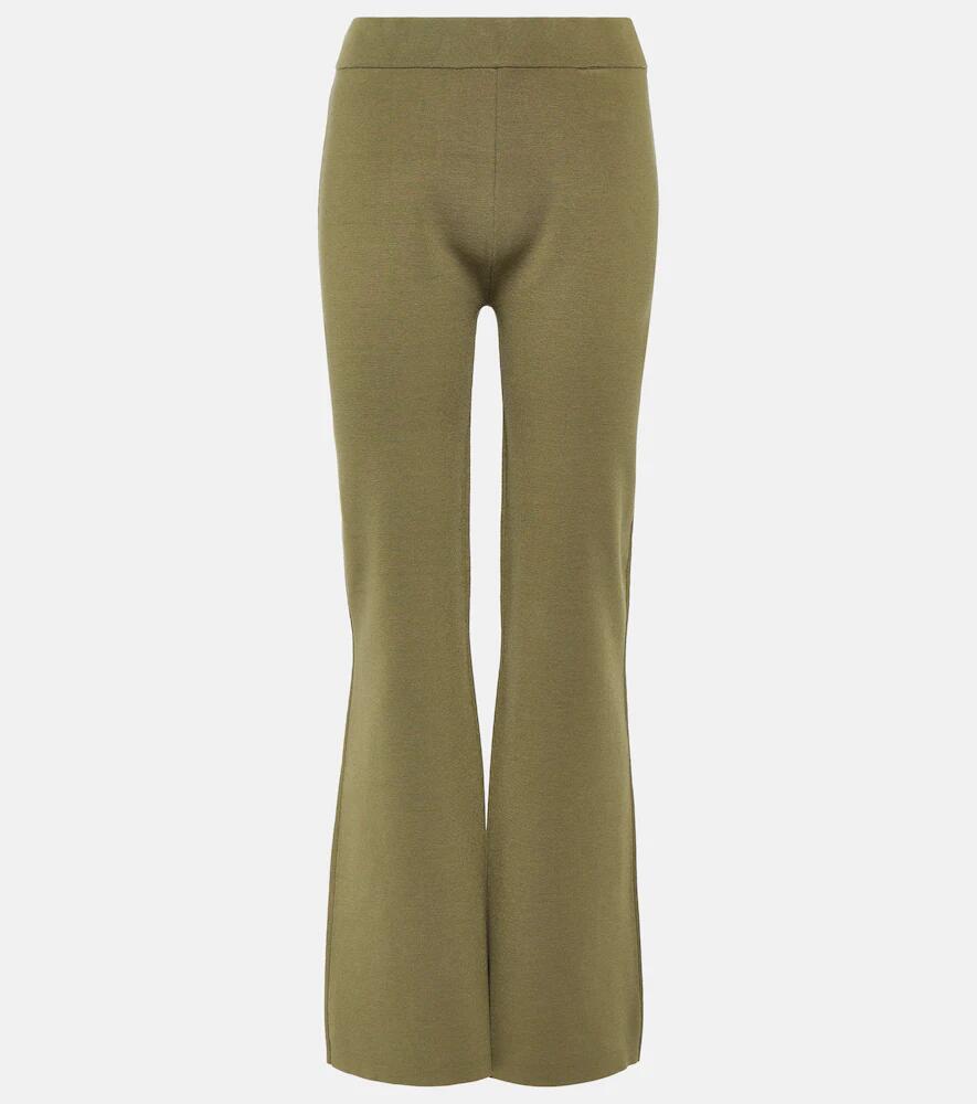 Joseph Stretch silk-blend flared pants Cover