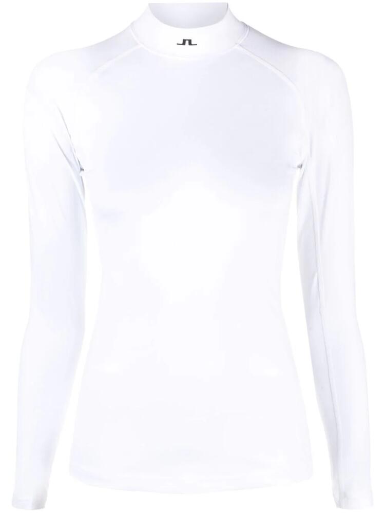 J.Lindeberg long-sleeve performance top - White Cover