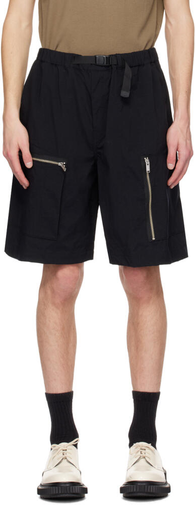 UNDERCOVER Black Zip Shorts Cover