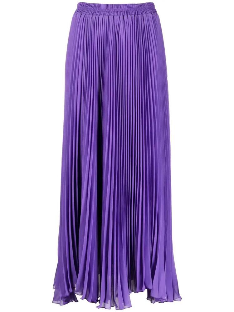 STYLAND pleated high-waisted skirt - Purple Cover