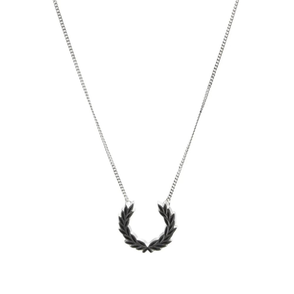 Fred Perry Men's Laurel Wreath Necklace in Silver Cover