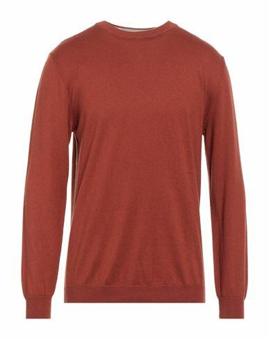 Bellwood Man Sweater Rust Cotton, Cashmere Cover