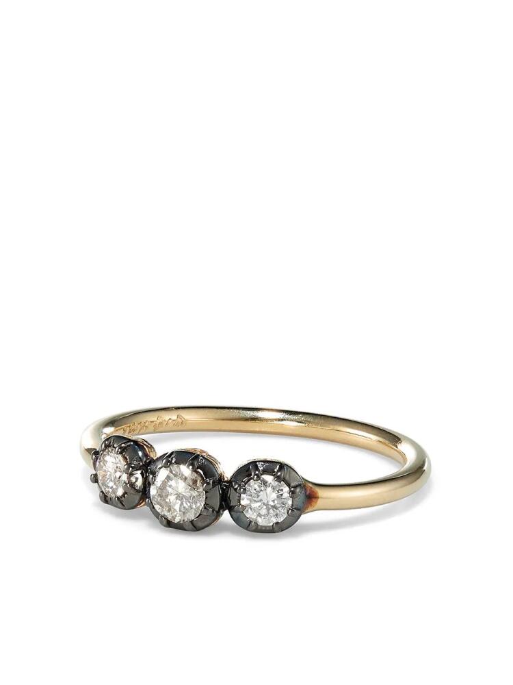 Jacquie Aiche 14K yellow gold diamond ring Cover