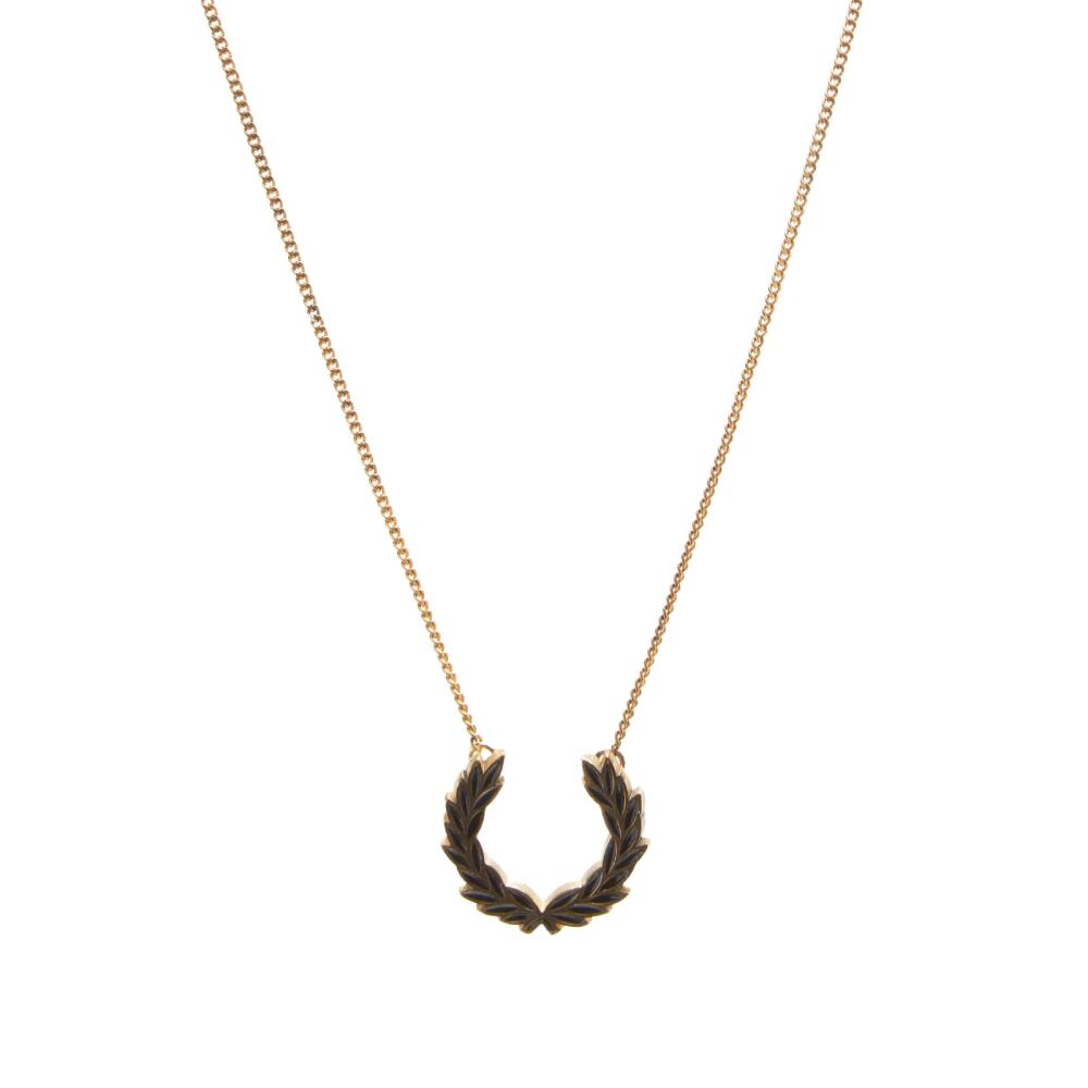 Fred Perry Men's Laurel Wreath Necklace in Gold Cover