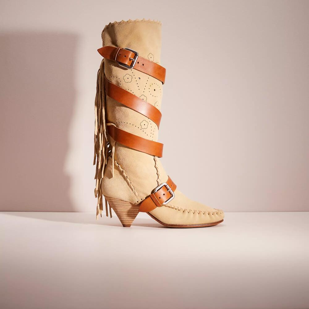 Coach Restored Fringe Buckle Boot Cover