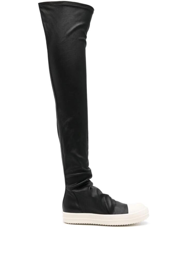 Rick Owens knee-high stocking sneakers - Black Cover