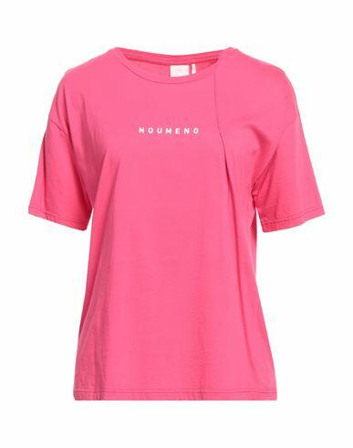 Noumeno Concept Woman T-shirt Fuchsia Cotton Cover