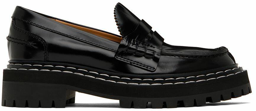 Proenza Schouler Black Lug Sole Loafers Cover