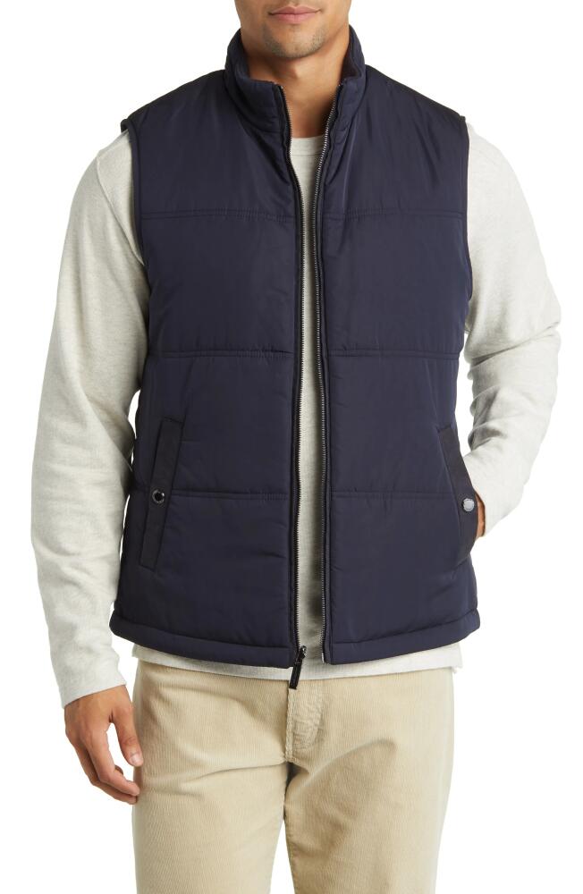 Johnston & Murphy Reversible Quilted Vest in Navy Cover