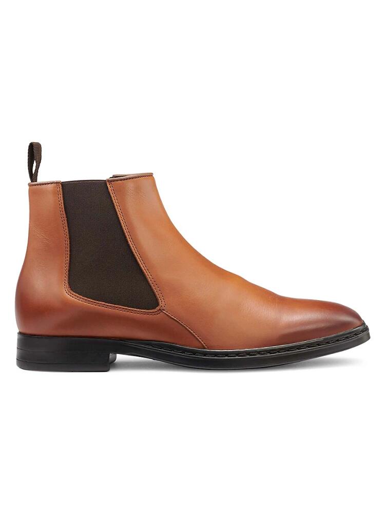 Karl Lagerfeld Paris Men's Leather Chelsea Boots - Brown Cover