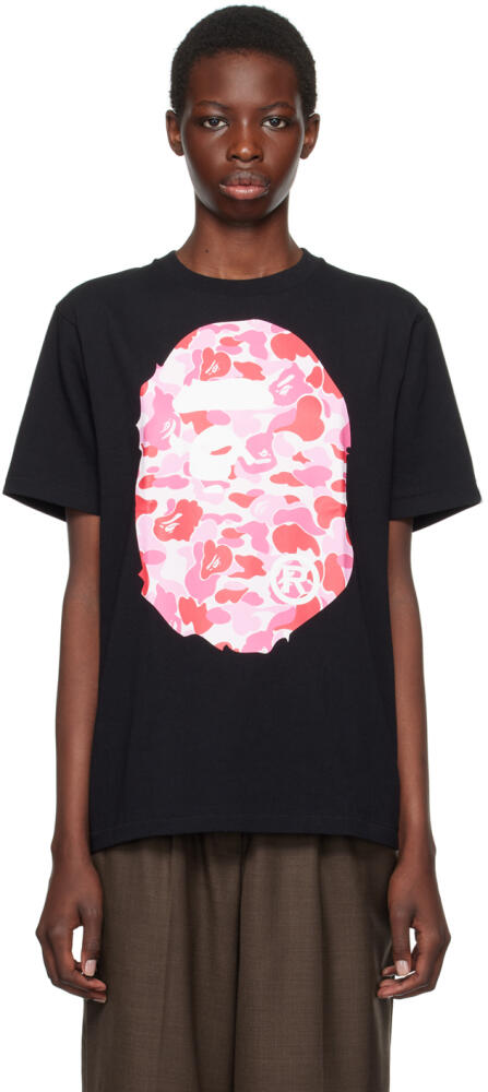 BAPE Black ABC Camo Big Ape Head T-Shirt Cover