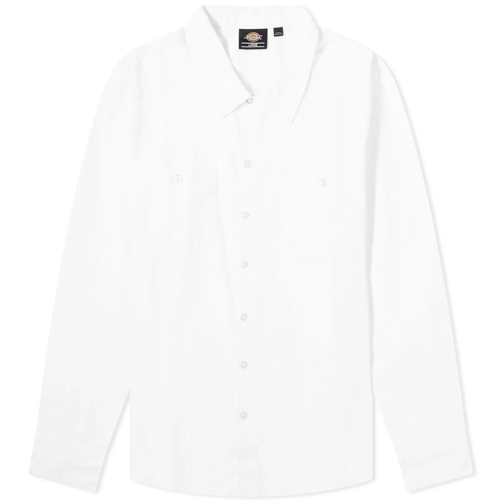 Dickies Men's Premium Collection Service Overshirt in White Cover