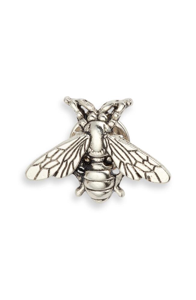 CLIFTON WILSON Fly Lapel Pin in Silver Cover