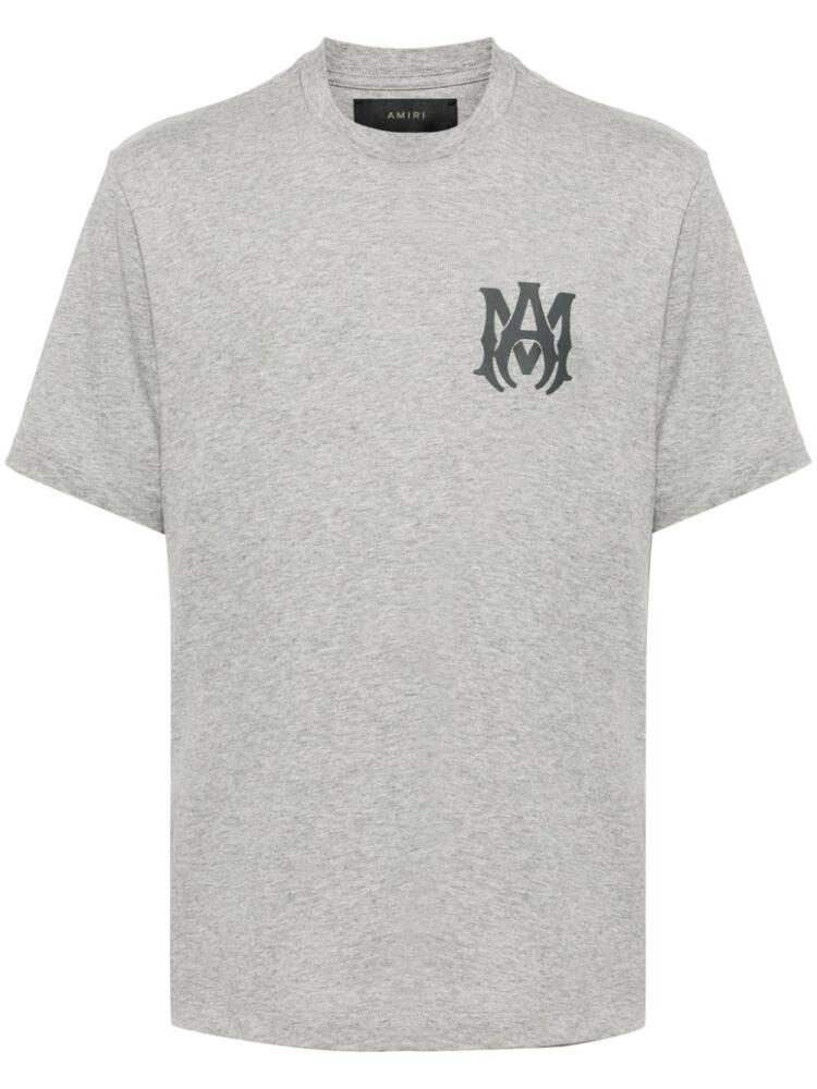 AMIRI logo-print cotton T-shirt - Grey Cover