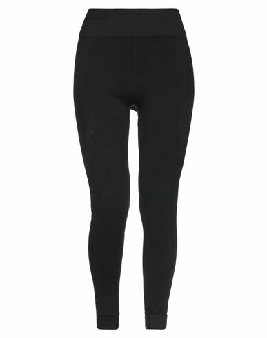 Karl Lagerfeld Woman Leggings Black Polyamide, Elastane Cover