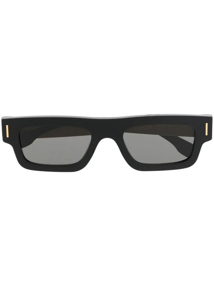 Retrosuperfuture tinted-lens square-frame sunglasses - Black Cover