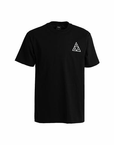 Huf Man T-shirt Black Cotton Cover