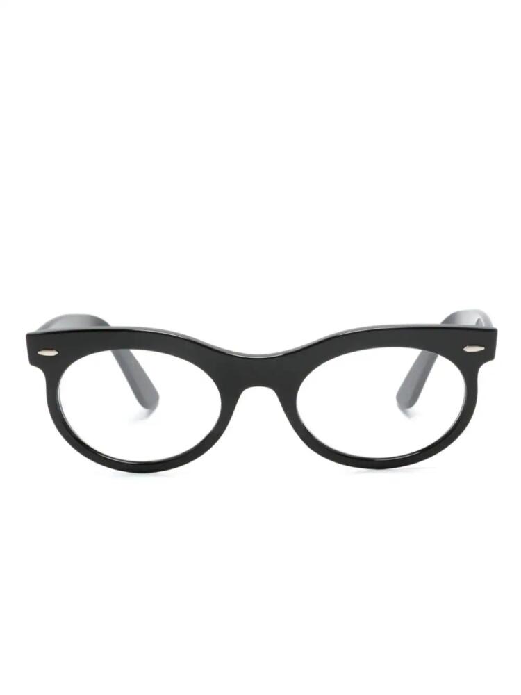 Ray-Ban Wayfarer oval-frame glasses - Black Cover