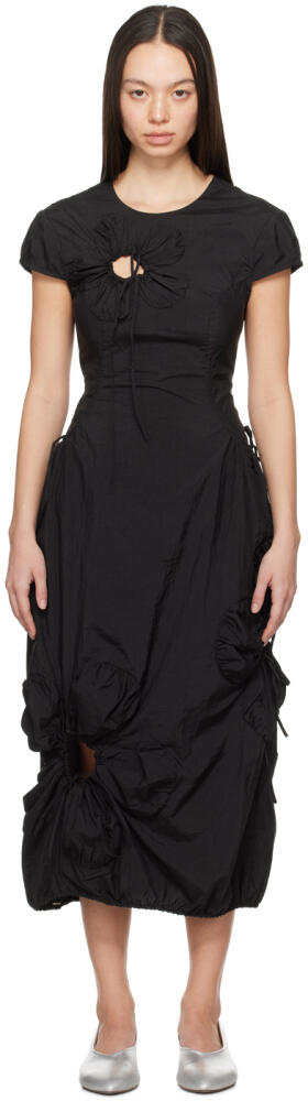 J.Kim Black Flower Maxi Dress Cover