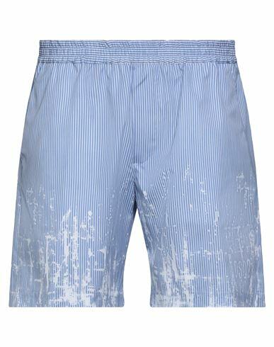 Dsquared2 Man Shorts & Bermuda Shorts Azure Cotton Cover