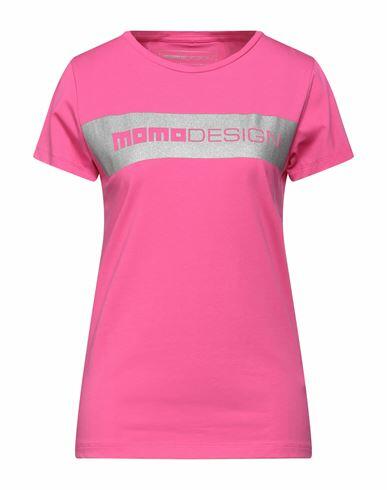 Momo Design Woman T-shirt Fuchsia Cotton, Elastane Cover