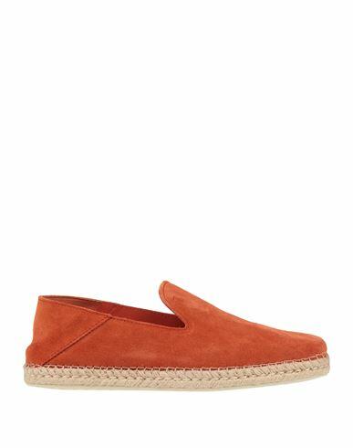 Tod's Man Espadrilles Rust Soft Leather Cover