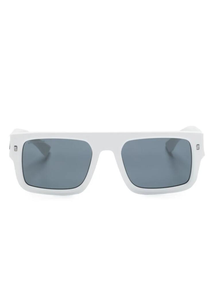 DSQUARED2 EYEWEAR Icon pilot-frame sunglasses - White Cover