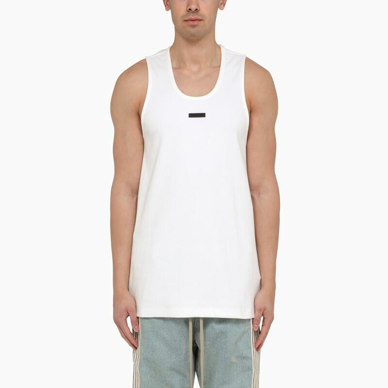 Fear of God White cotton tank top Cover