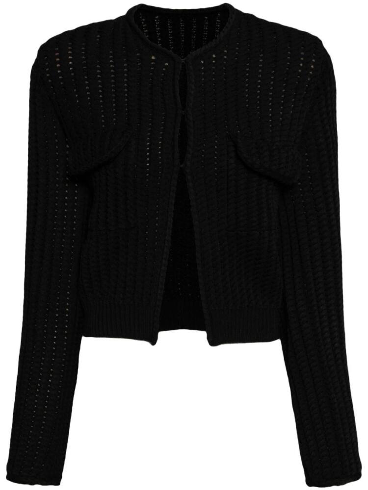 JNBY cropped knitted cardigan - Black Cover