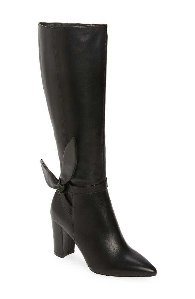 KOKO + PALENKI Andcor Knee High Boot in Black Leather Cover