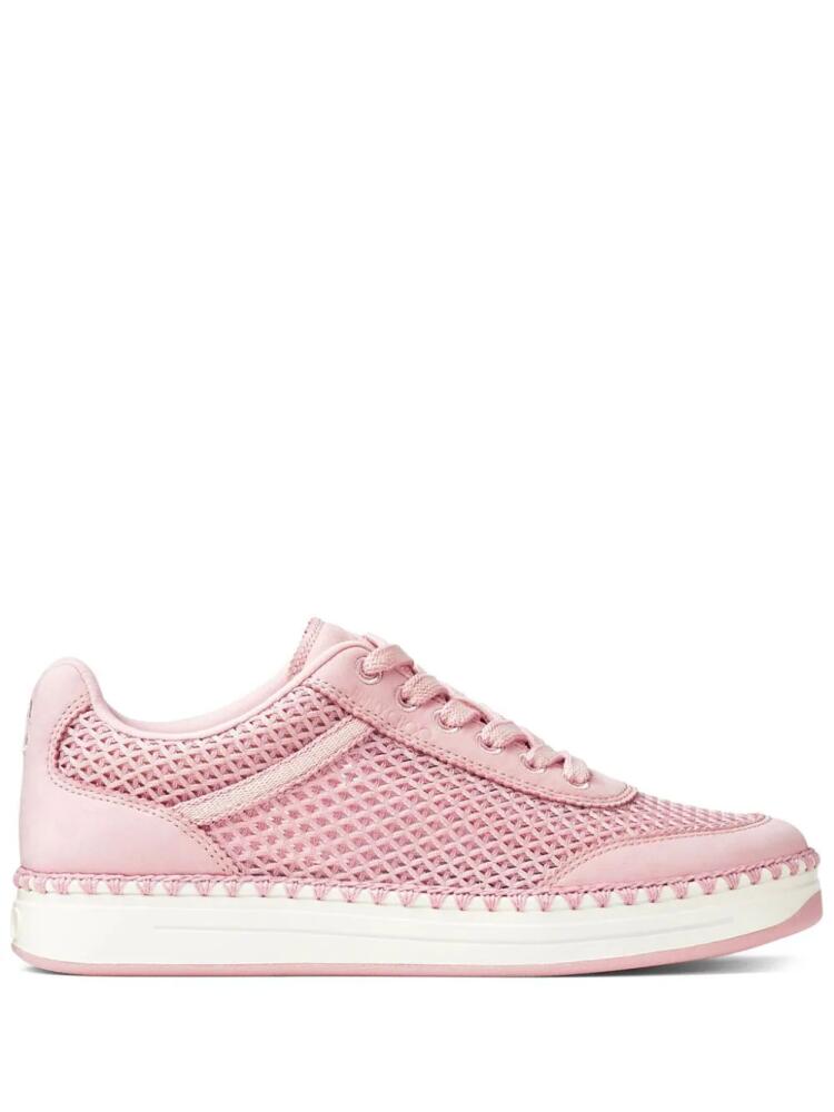 Jimmy Choo Rimini low-top leather sneakers - Pink Cover