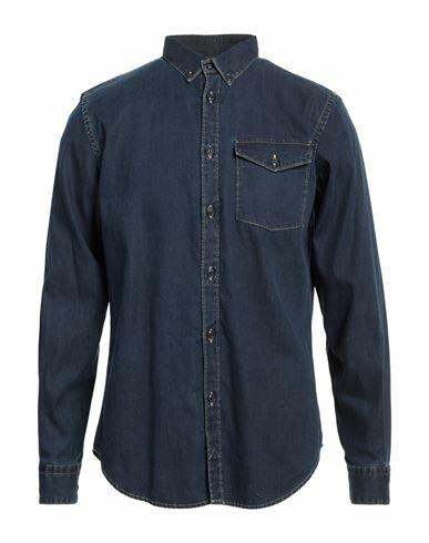 Hand Picked Man Denim shirt Blue Cotton Cover