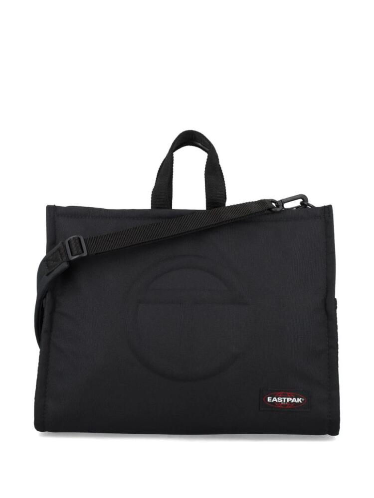 Eastpak embossed-logo shopper backpack - Black Cover