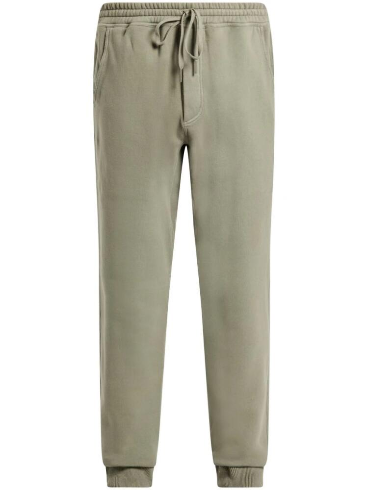 TOM FORD tapered cotton track pants - Green Cover