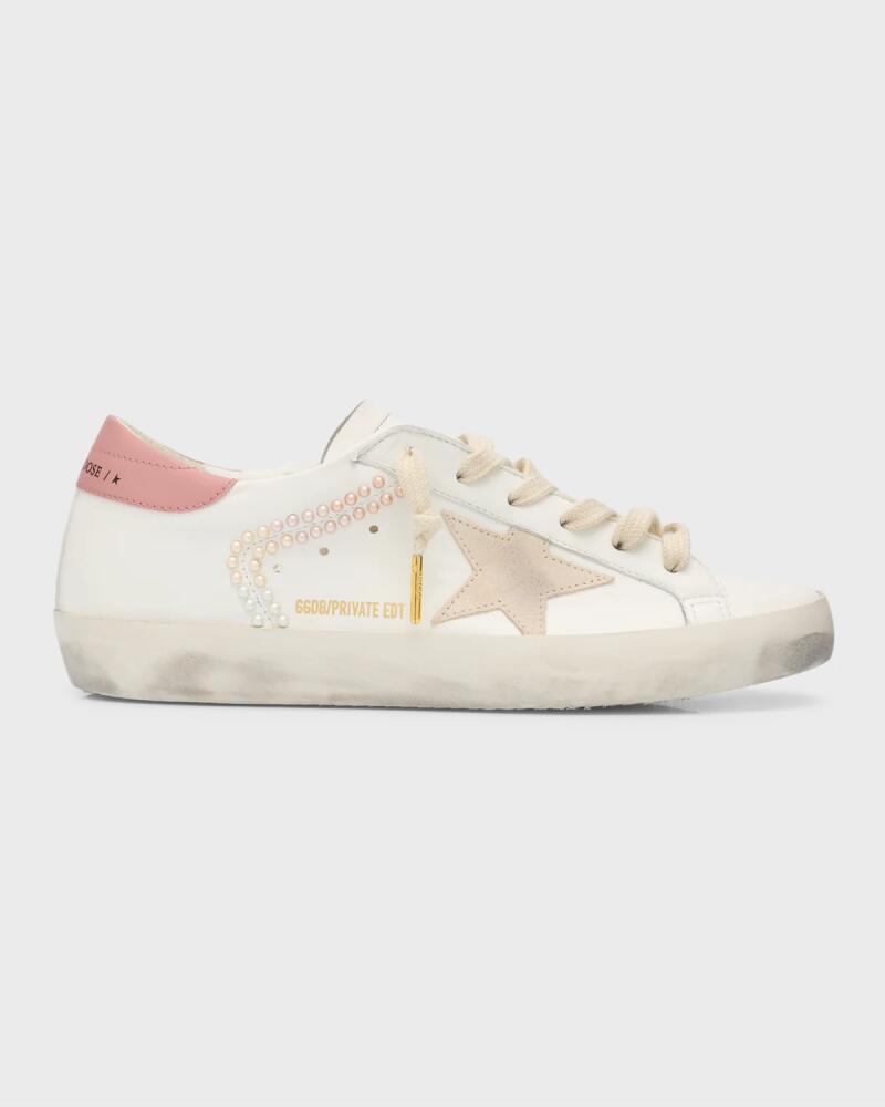 Golden Goose Superstar Mixed Leather Low-Top Sneakers Cover