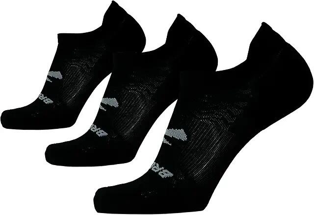 Brooks Run-In No Show 3-Pack (Black) No Show Socks Shoes Cover