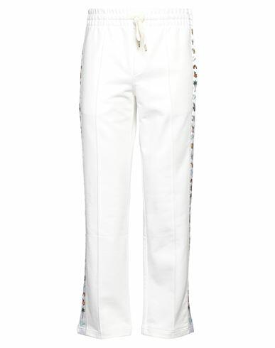 Casablanca Man Pants Off white Organic cotton, Polyester, Viscose, Metallic fiber, Polyamide Cover