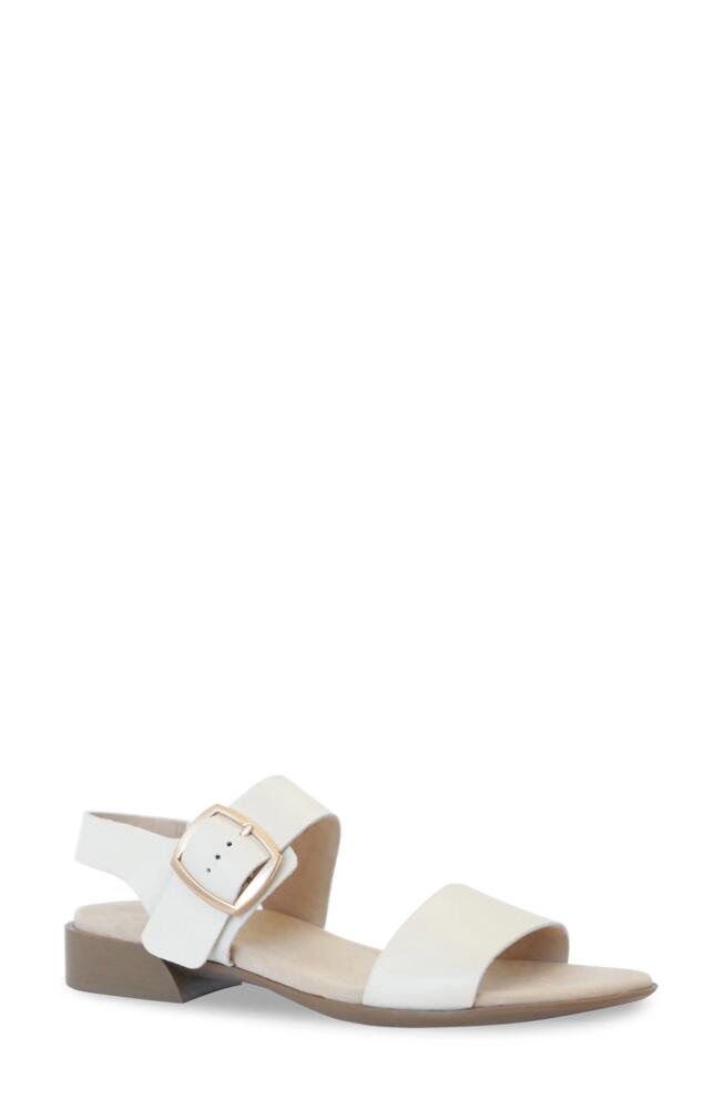 Munro Cleo Sandal - Multiple Widths Available in Cream Leather Cover