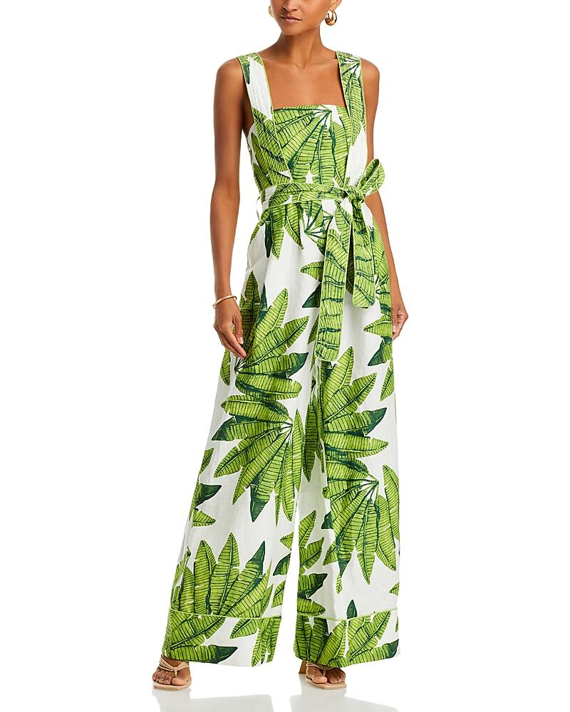 Farm Rio Palm Fan Jumpsuit Cover