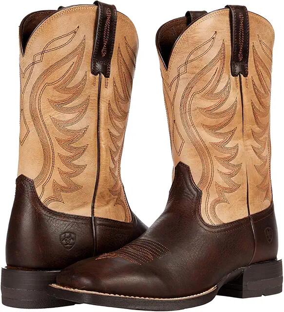 Ariat Amos (Bareley Brown/Tracker Tan) Cowboy Boots Cover