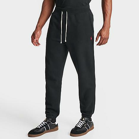 Polo Ralph Lauren Men's Double-Knit Jogger Pants in Black/Black Cover