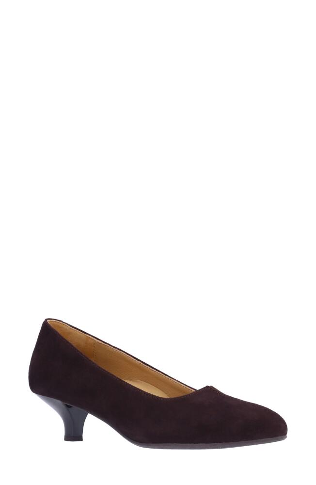 L'Amour des Pieds Kavan Pump in Chocolate Cover