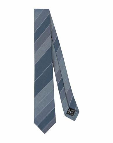 Dunhill Man Ties & bow ties Pastel blue Cotton, Mulberry silk Cover