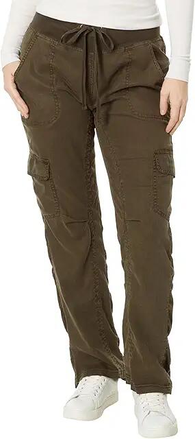 XCVI Twill Scrunch Leg Cargo (Boxwood) Women's Clothing Cover