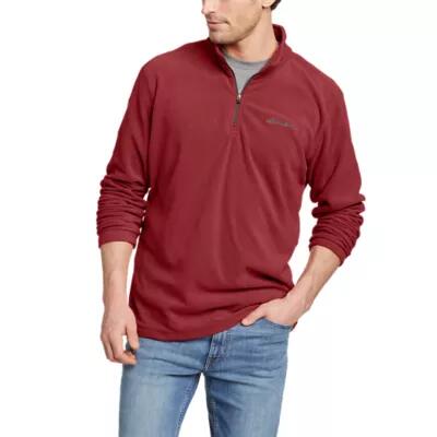 Eddie Bauer Men's Fast Fleece 100 1/4-Zip Cover