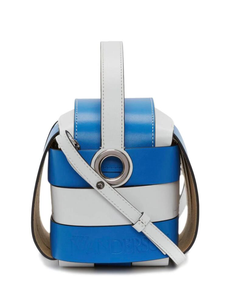 JW Anderson Knot leather crossbody bag - Blue Cover