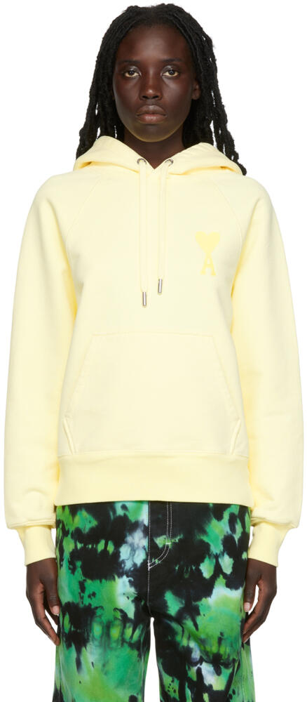 AMI Paris Yellow Ami de Cœur Hoodie Cover