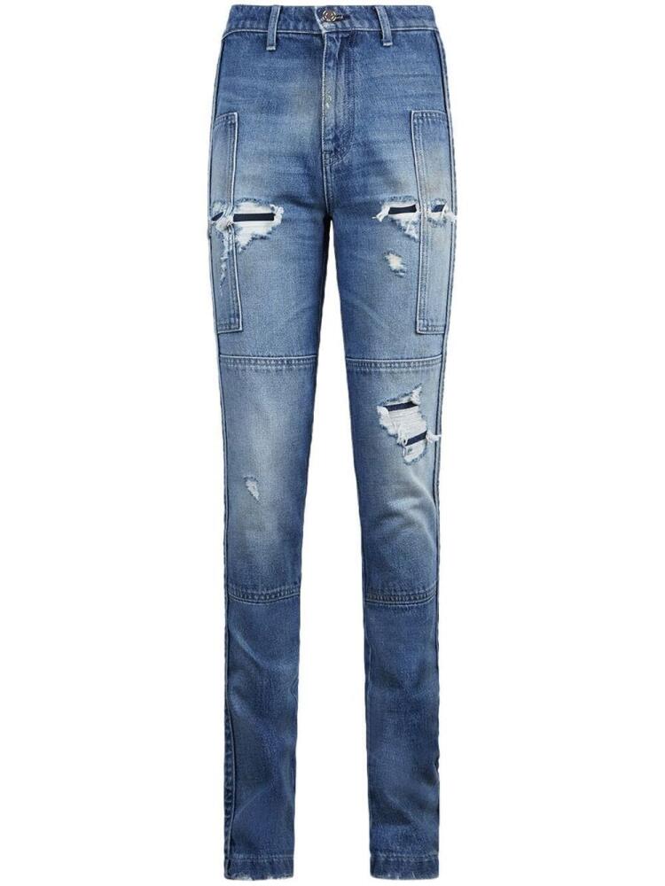 RTA Malka slim-fit jeans - Blue Cover