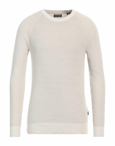 Jack & Jones Man Sweater Beige Cotton Cover